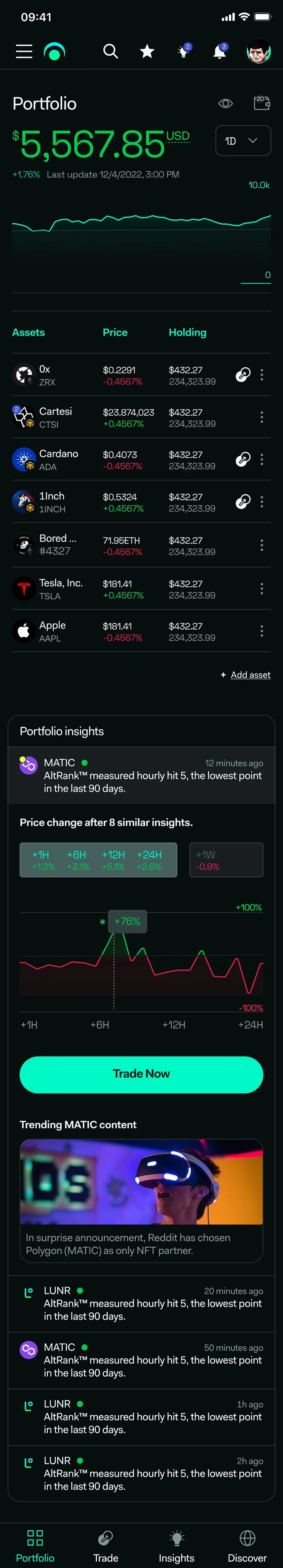 LunarCrush screenshot 2 of 2