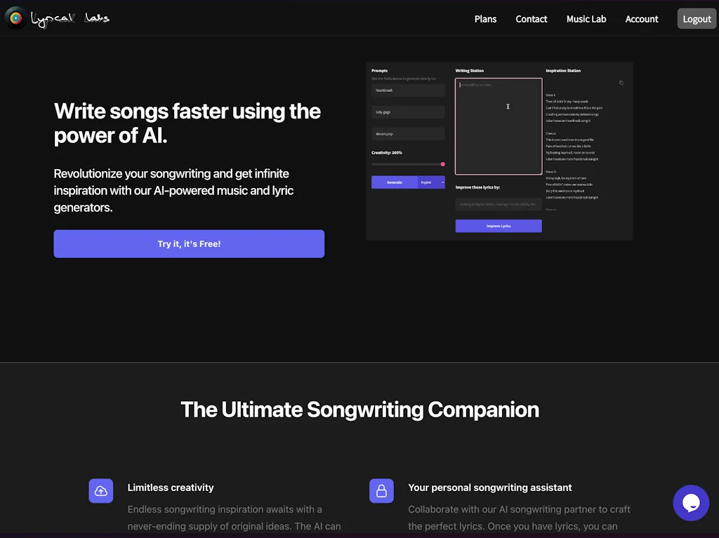 Lyrical Labs screenshot 5 of 7
