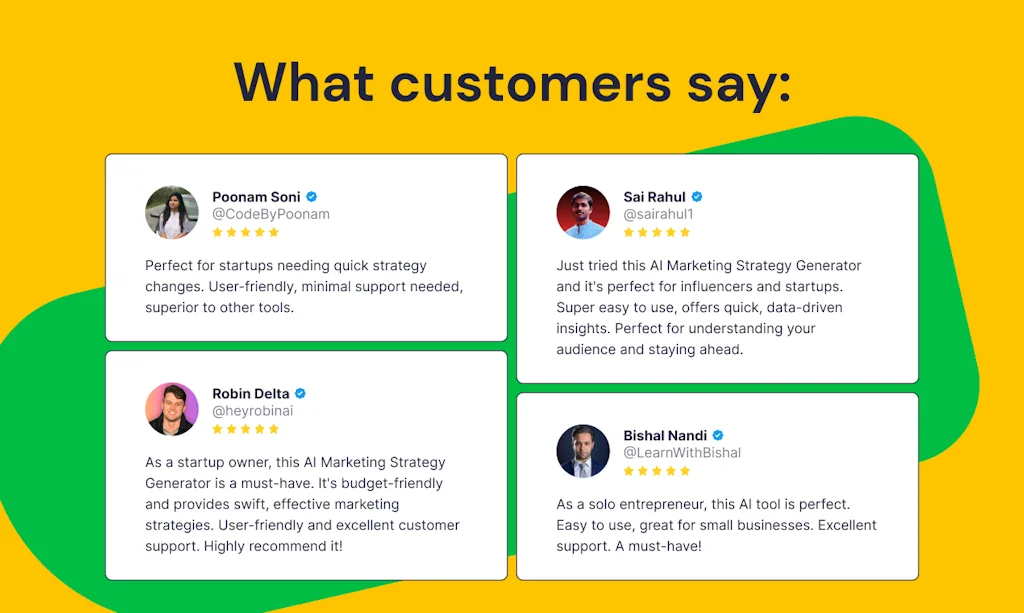 M1-project: Marketing Strategy Generator screenshot 4 of 5