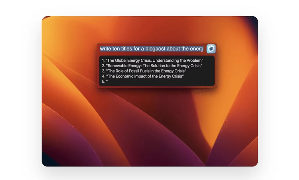 MacGPT screenshot 1 of 3