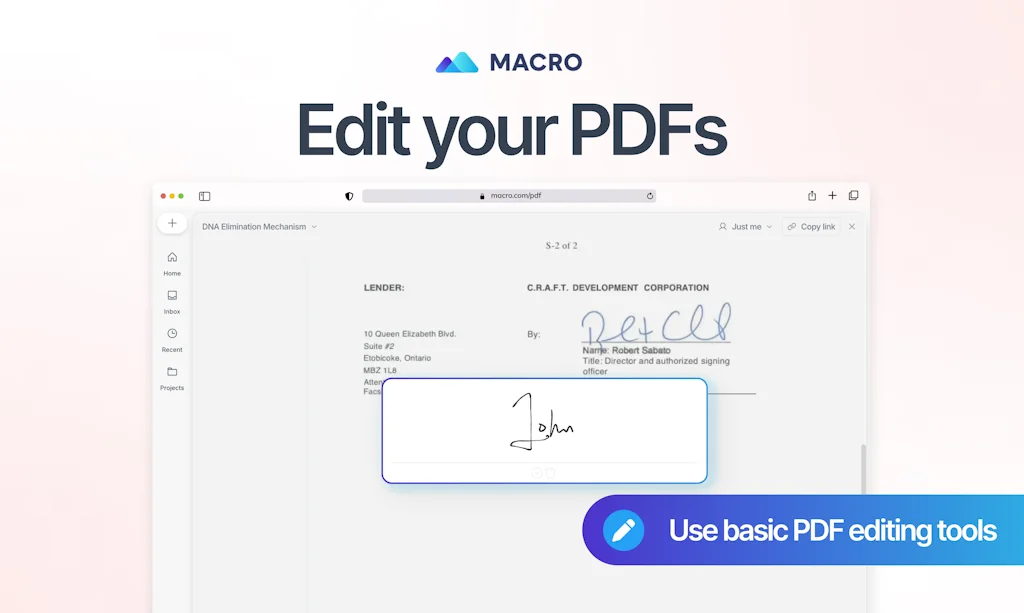Macro PDF Editor screenshot 5 of 5