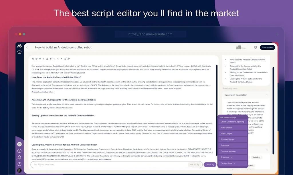 Maekersuite screenshot 2 of 3