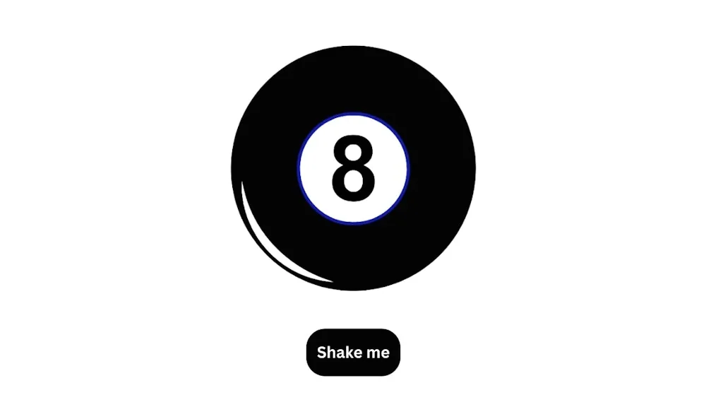 Magic 8 Ball - Online screenshot 1 of 2