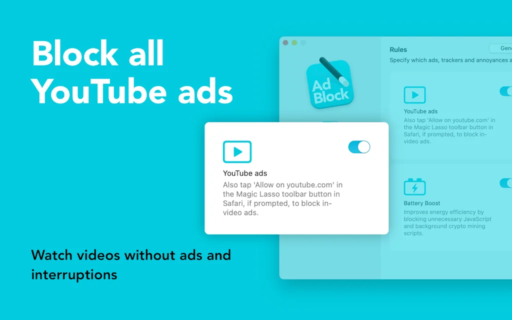 Magic Lasso Adblock screenshot 3 of 8