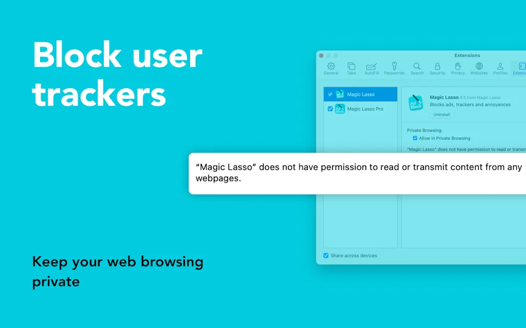 Magic Lasso Adblock screenshot 4 of 8
