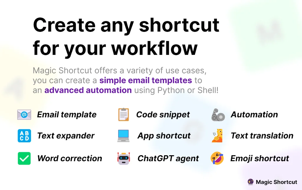 Magic Shortcut screenshot 3 of 3
