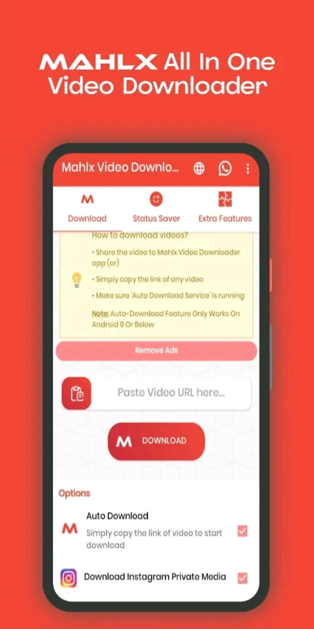 Mahlx All in One Video Downloader screenshot 1 of 7