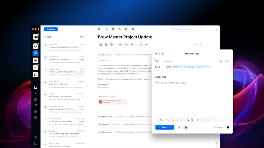 Mailbird screenshot 1 of 4