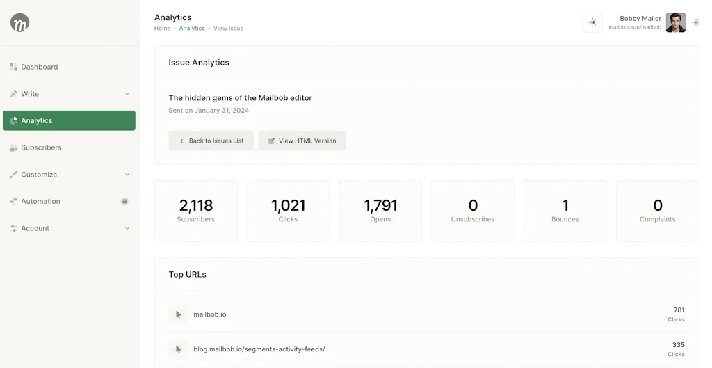 Mailbob screenshot 4 of 7