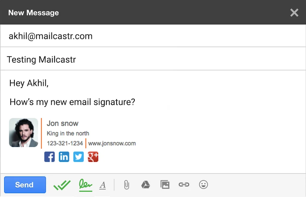 Mailcastr1 screenshot 1 of 4
