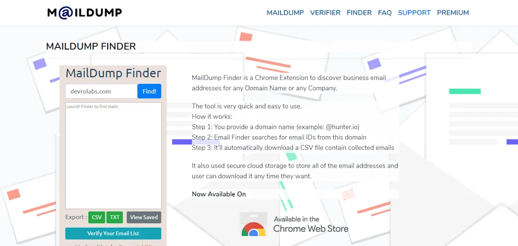 MailDump screenshot 1 of 3