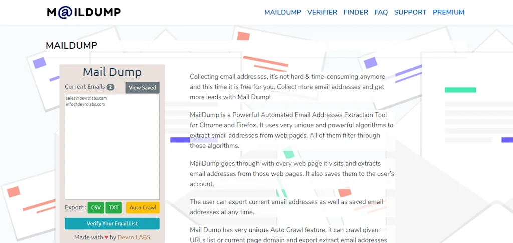 MailDump screenshot 3 of 3