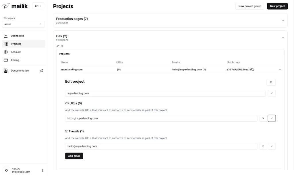 Mailik screenshot 3 of 3