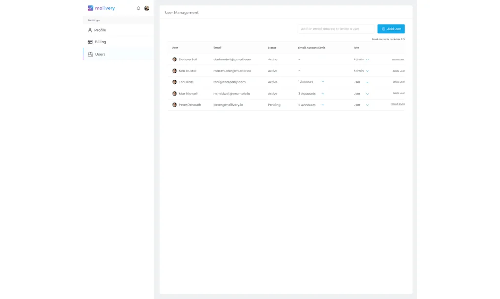 Mailivery screenshot 6 of 8