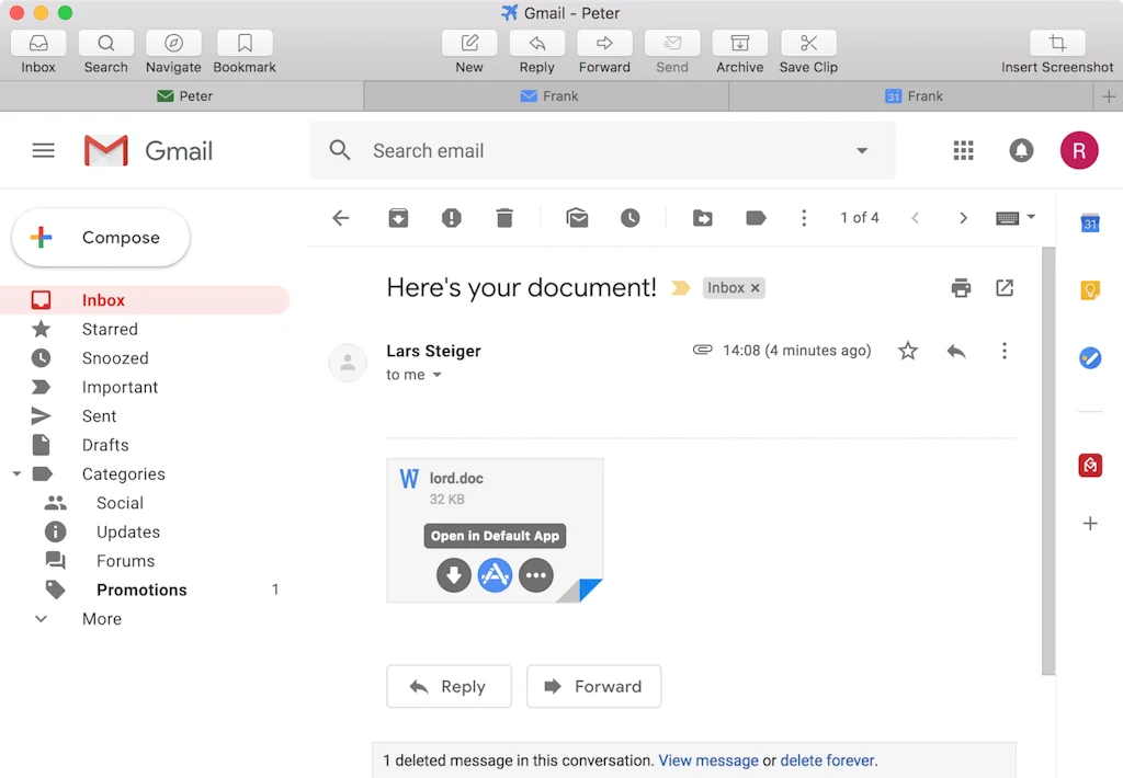 Mailplane screenshot 4 of 9