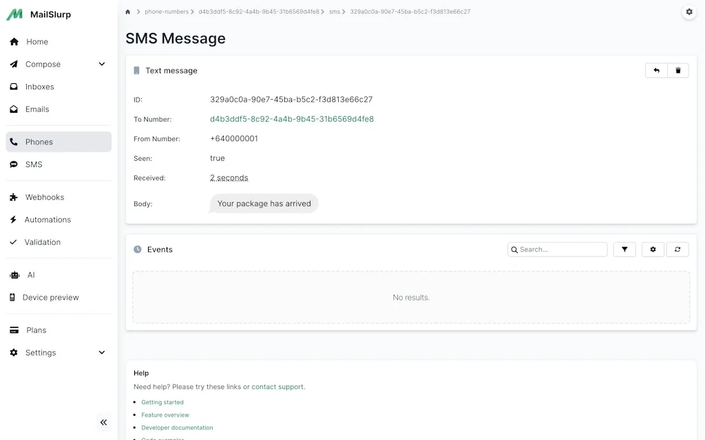 MailSlurp screenshot 10 of 11