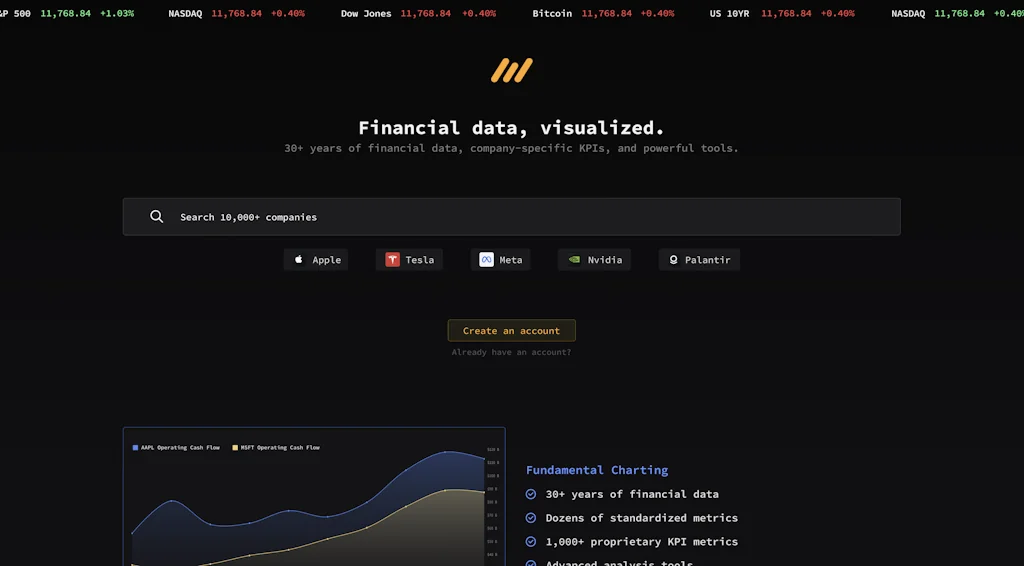 Main Street Data screenshot 1 of 3