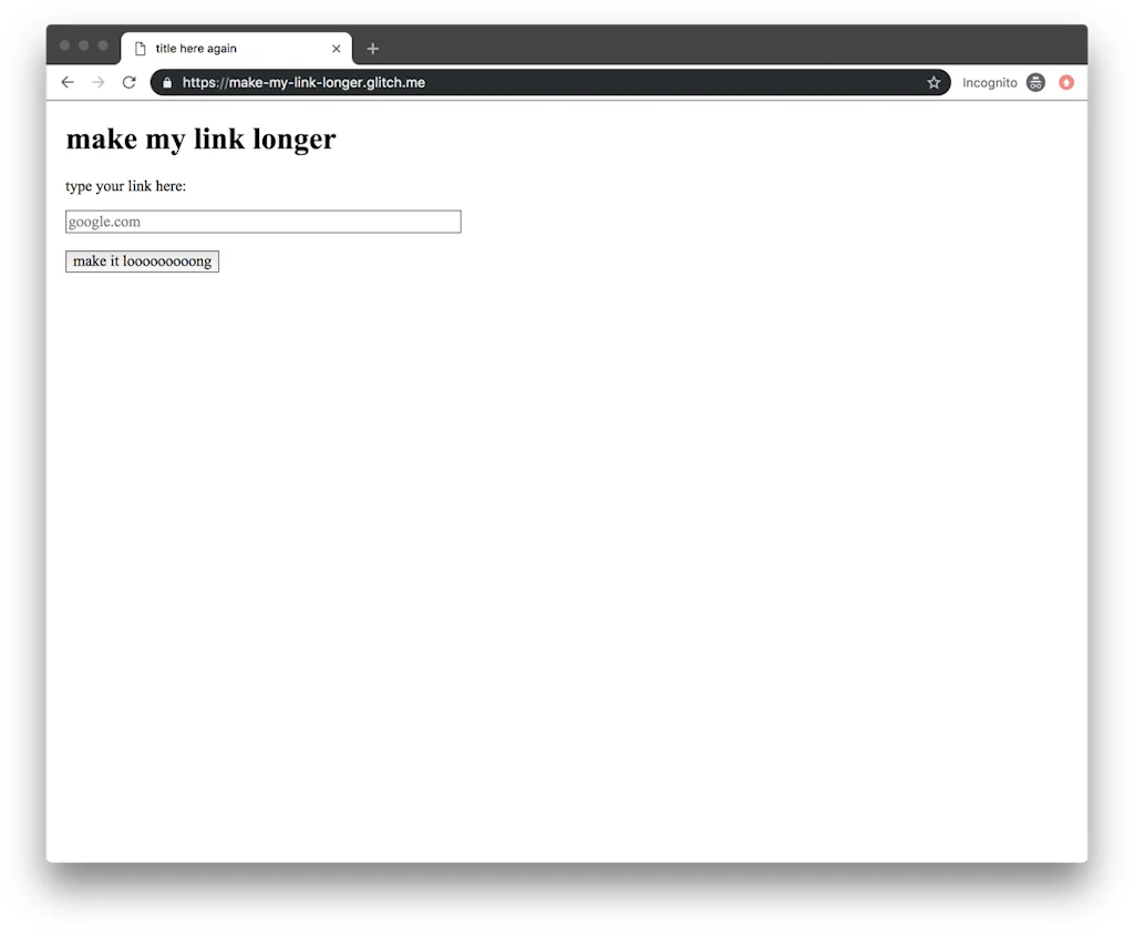 Make My Link Longer screenshot 3 of 6