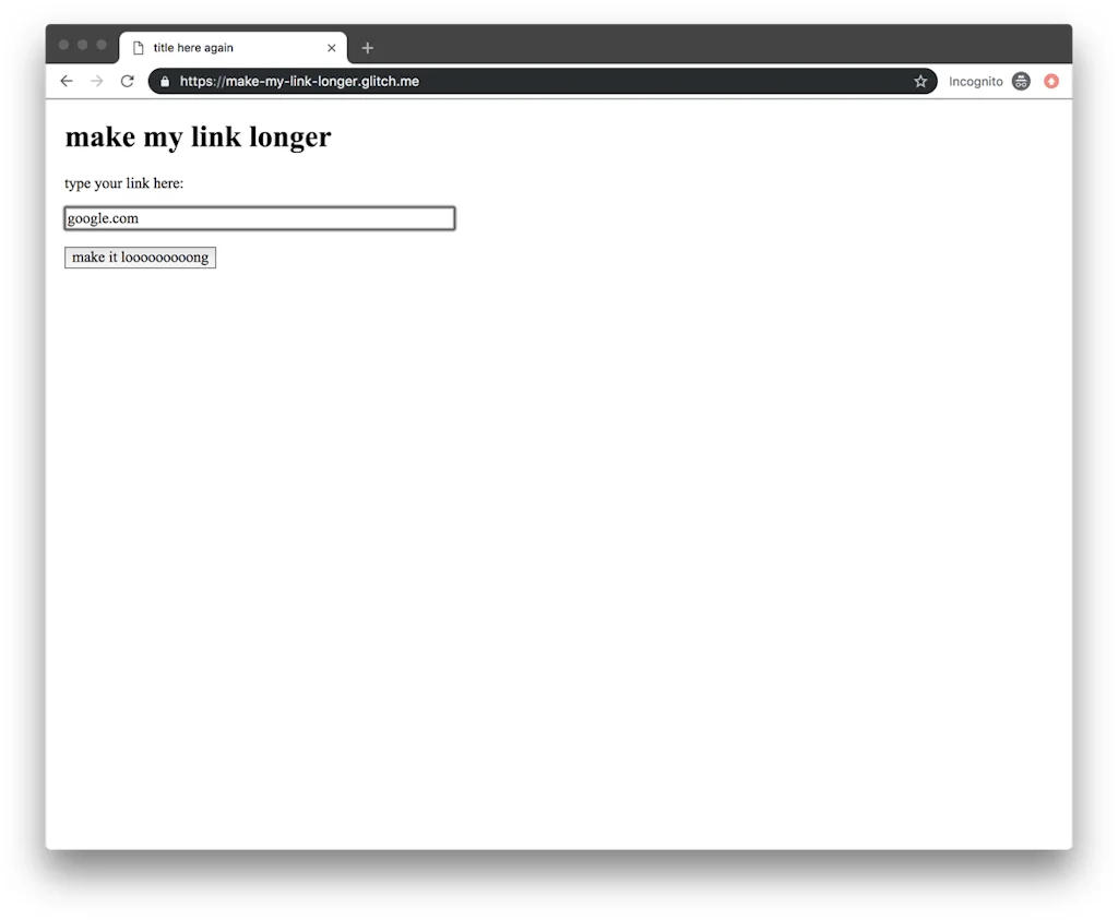 Make My Link Longer screenshot 4 of 6