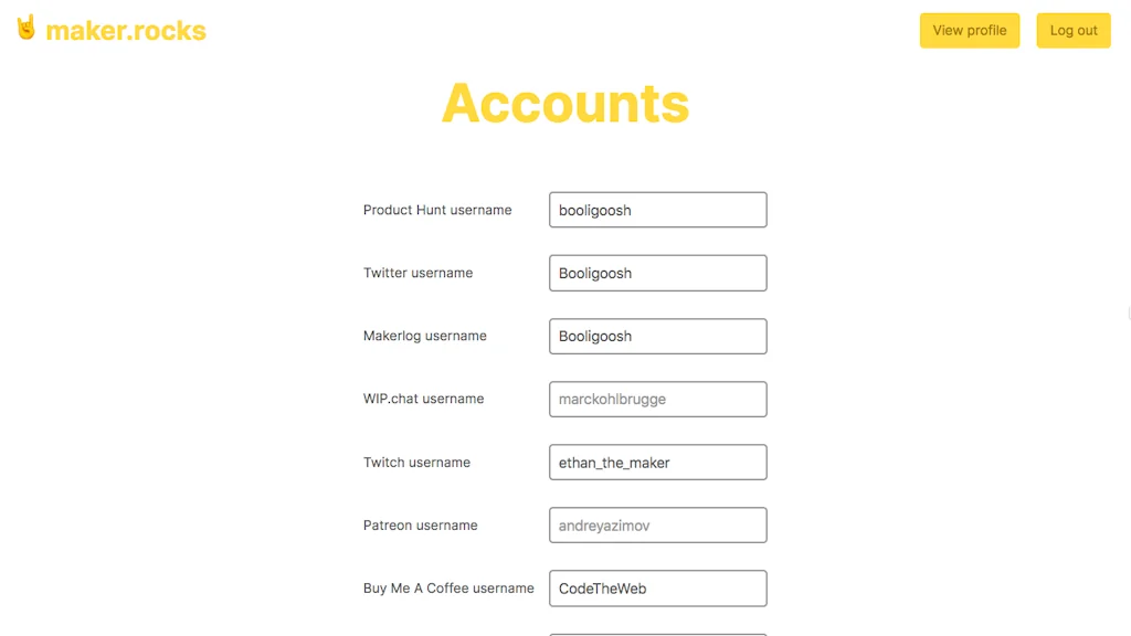 maker.rocks screenshot 2 of 6