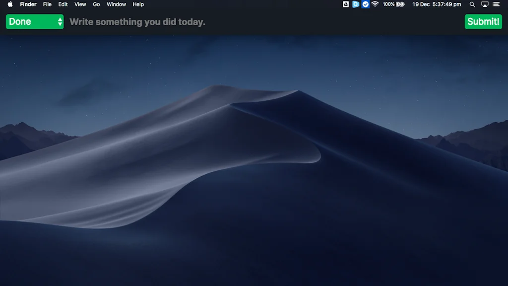 Makerlog Menubar screenshot 3 of 6