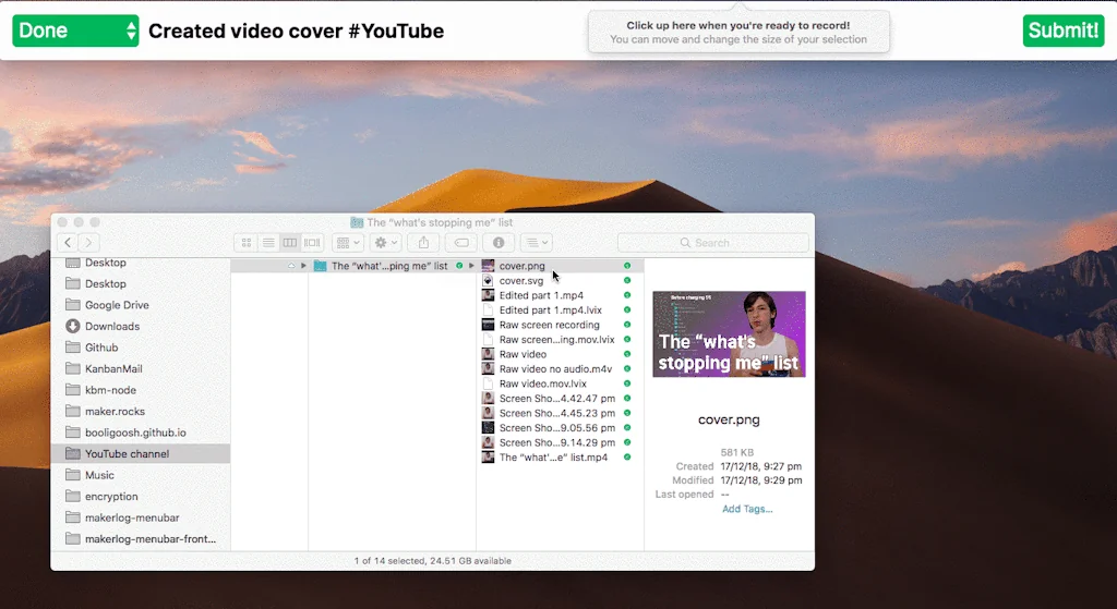 Makerlog Menubar screenshot 4 of 6