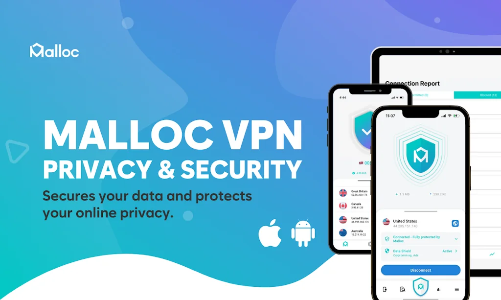 Malloc VPN: Privacy & Security screenshot 1 of 5