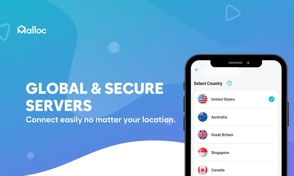 Malloc VPN: Privacy & Security screenshot 3 of 5