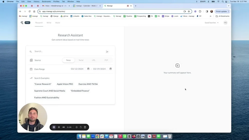 Managr screenshot 1 of 4