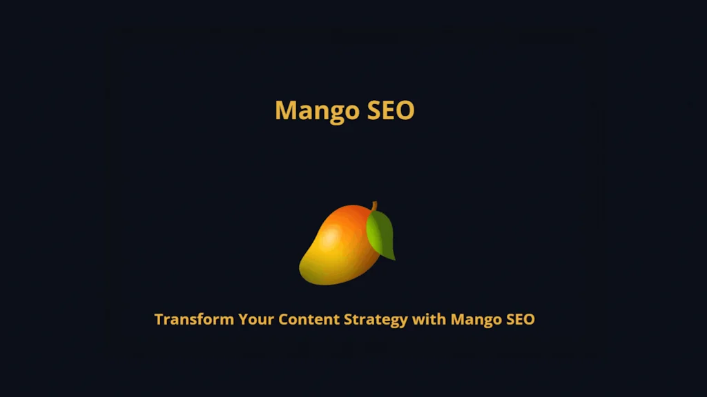 Mango SEO AI screenshot 1 of 7