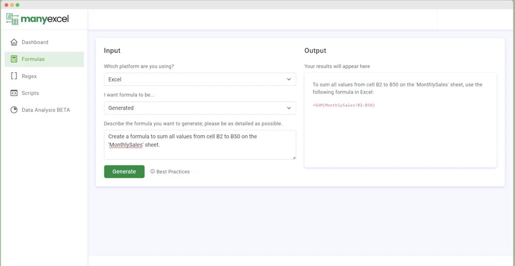 ManyExcel screenshot 2 of 5