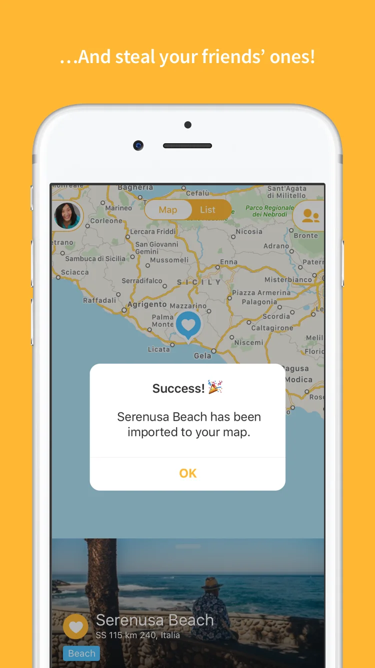 Mapstr screenshot 1 of 5