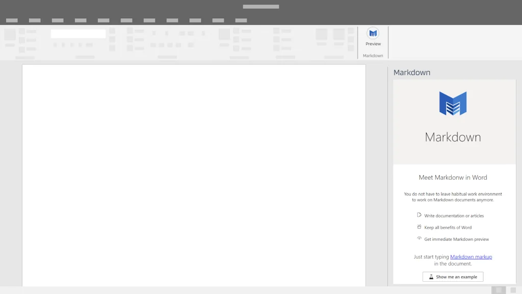 Markdown for Microsoft Word screenshot 1 of 2