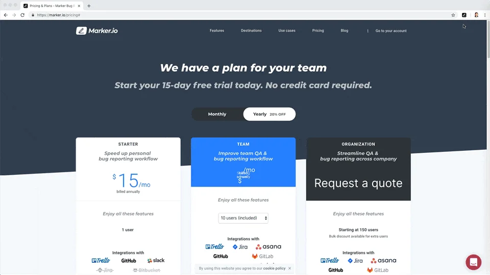 Marker.io screenshot 4 of 5