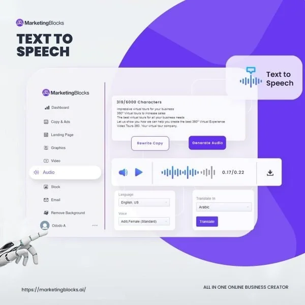 Marketing Blocks Web App screenshot 4 of 10