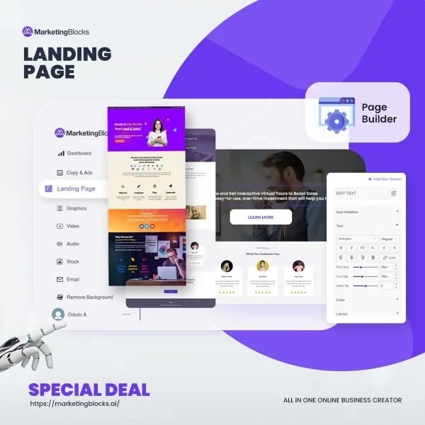Marketing Blocks Web App screenshot 7 of 10