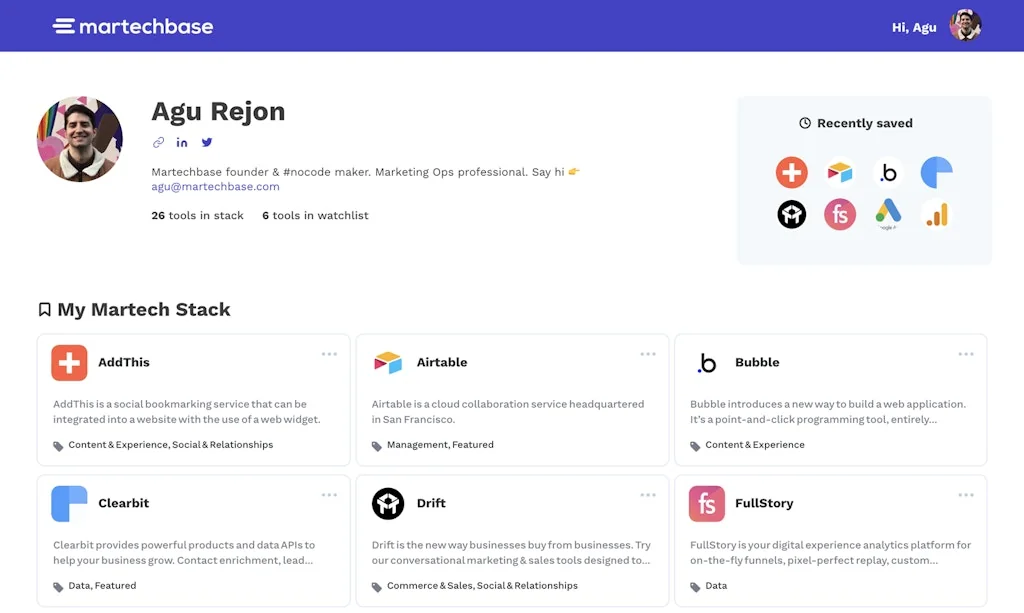 Martechbase screenshot 2 of 4