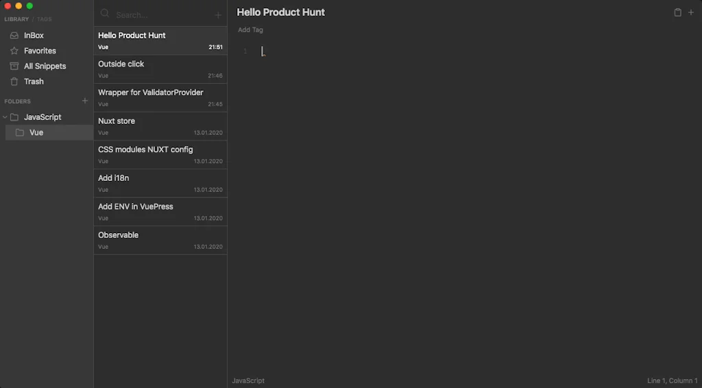 massCode screenshot 3 of 3