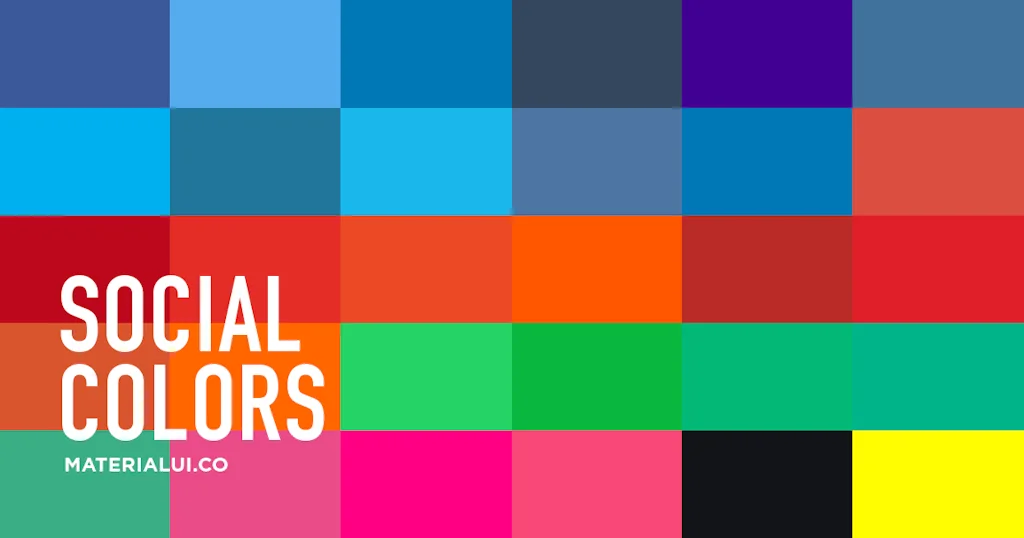 Material UI Colors screenshot 1 of 1