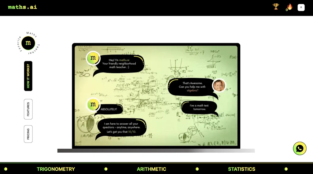 maths.ai screenshot 2 of 4