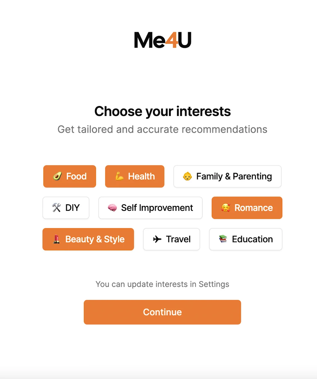 Me4U screenshot 4 of 4