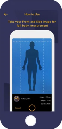 MeasureTalk - Body measurement App screenshot 3 of 7
