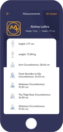 MeasureTalk - Body measurement App screenshot 5 of 7
