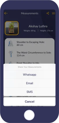 MeasureTalk - Body measurement App screenshot 6 of 7