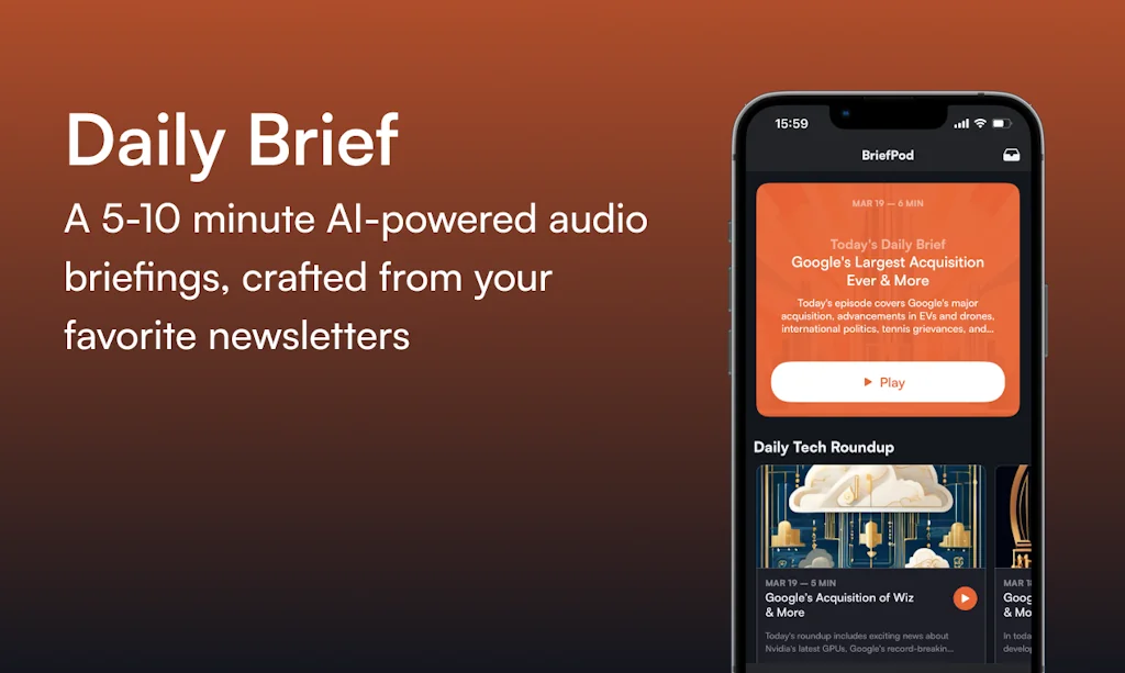 BriefPod screenshot 2 of 3