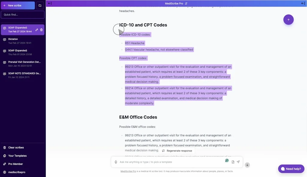 Mediscribe Pro screenshot 5 of 5