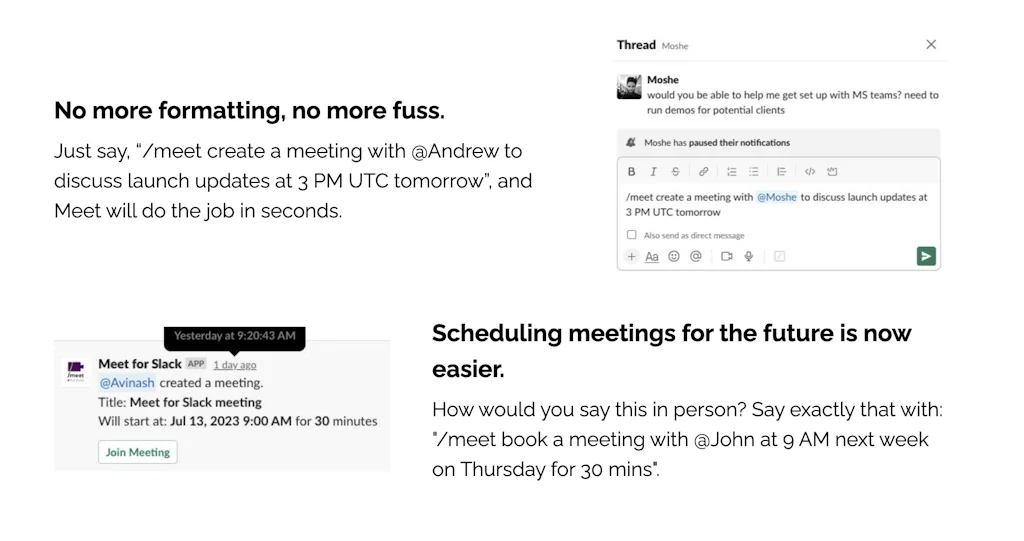 Meet for Slack screenshot 3 of 3