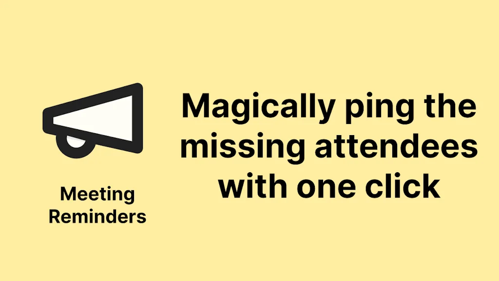 Meeting Reminders screenshot 2 of 4