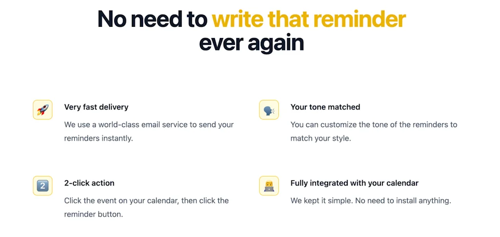Meeting Reminders screenshot 3 of 4