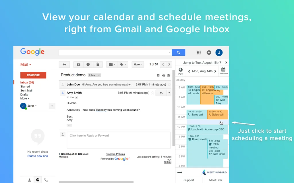 Meetingbird screenshot 1 of 2